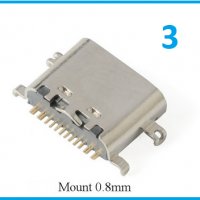 USB Type-C Female , 24р / 16р / 6p - конектор , букса, снимка 4 - Ремонт на друга електроника - 40051789