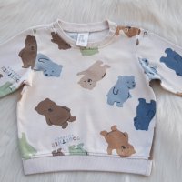 Детска блуза H&M 9-12 месеца, снимка 5 - Бебешки блузки - 42814269