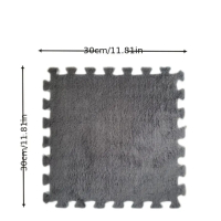 Плюшени подложки с формата на пъзел, топъл, мек и пухкав килим 30x30x1, снимка 9 - Килими - 44669288