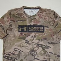 Under Armour UA Camouflage Tee оригинална тениска L спорт фланелка, снимка 2 - Спортни дрехи, екипи - 42314158