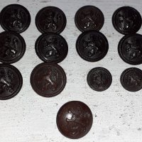 Лот царски военни бакелитени копчета, снимка 1 - Антикварни и старинни предмети - 37371163