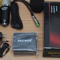 Микрофон Neewer NW-700 или NW-800 с фантомно захранване Neewer 48V, снимка 3 - Микрофони - 39113492