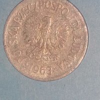 10 Groszy 1963 года Полша, снимка 2 - Нумизматика и бонистика - 42906700