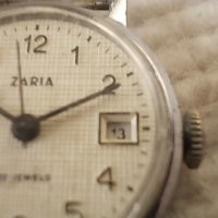 Стар часовник ZARIA 22 jewels, снимка 4 - Други ценни предмети - 38285318