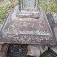 Стара чугунена  конзола, снимка 6 - Антикварни и старинни предмети - 40691046