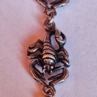 Сребърна гривна Скорпиони (169), снимка 1 - Гривни - 42145203