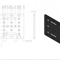 Планка за V-Slot колела Openbuilds Gantry Plate 3D printer принтер, снимка 3 - Други машини и части - 29237707