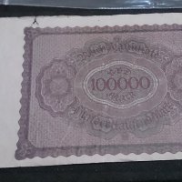 Банкнота 100 000 райх марки 1923година - 14715, снимка 6 - Нумизматика и бонистика - 29089370
