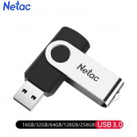 Флашка 32GB гб памет, USB 3.0 нови, NETAC, флаш памет, USB флаш драйв, снимка 4 - USB Flash памети - 30145220