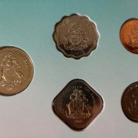 Бахамски о-ви - Комплектен сет от 5 монети, снимка 3 - Нумизматика и бонистика - 37783042