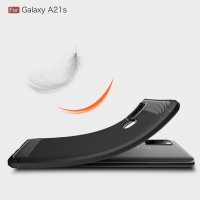 Samsung Galaxy A21S - Удароустойчив Кейс Гръб CARBON, снимка 7 - Калъфи, кейсове - 29206317
