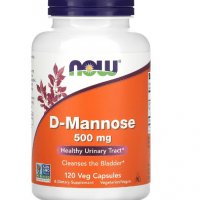 Д Маноза - NOW Foods, D-Mannose, 500 mg, 120 Veg Capsules, снимка 1 - Хранителни добавки - 38034039