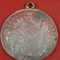 Сребърна монета PATRONA BAVARIA 1760  /Висулка/ , снимка 4 - Нумизматика и бонистика - 36548304