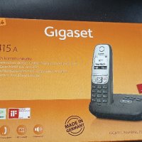 Телефон DECT без кабел Gigaset A415A, Caller ID, Черен, снимка 3 - Стационарни телефони и факсове - 42743796