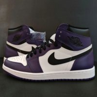 Nike Air Jordan 1 High OG Court Purple Размер 42 Номер Лилави Кецове Обувки Маратонки Нови, снимка 1 - Кецове - 39273699