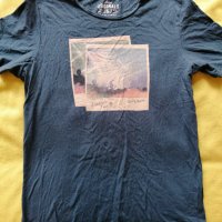 Мъжка тениска синя М , снимка 1 - Тениски - 38289692