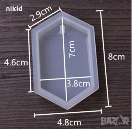 Таг Табела Табелка Рамка основа плитка форма силиконов молд за шоколад смола гипс и др, снимка 1