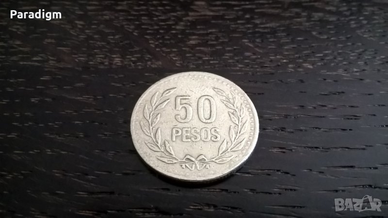 Монета - Колумбия - 50 песос | 1993г., снимка 1