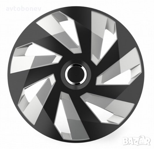 ТАСОВЕ ЗА ДЖАНТИ 15" VERSACO VECTOR RC BLACK/SILVER, снимка 1