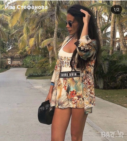 Ново елегантно кимоно екзотичен принт Avin Авин , снимка 1