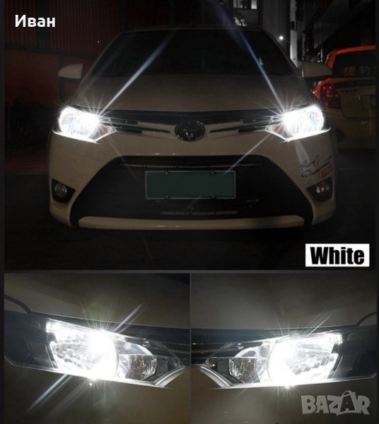 Качественни ЛЕД LED крушки Cambus CE за габаритни светлини Т10 за фар на кола автомобил + подарък, снимка 1