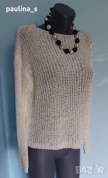 Луксозен кроп пуловер "Dilvin" knit / голям размер , снимка 1