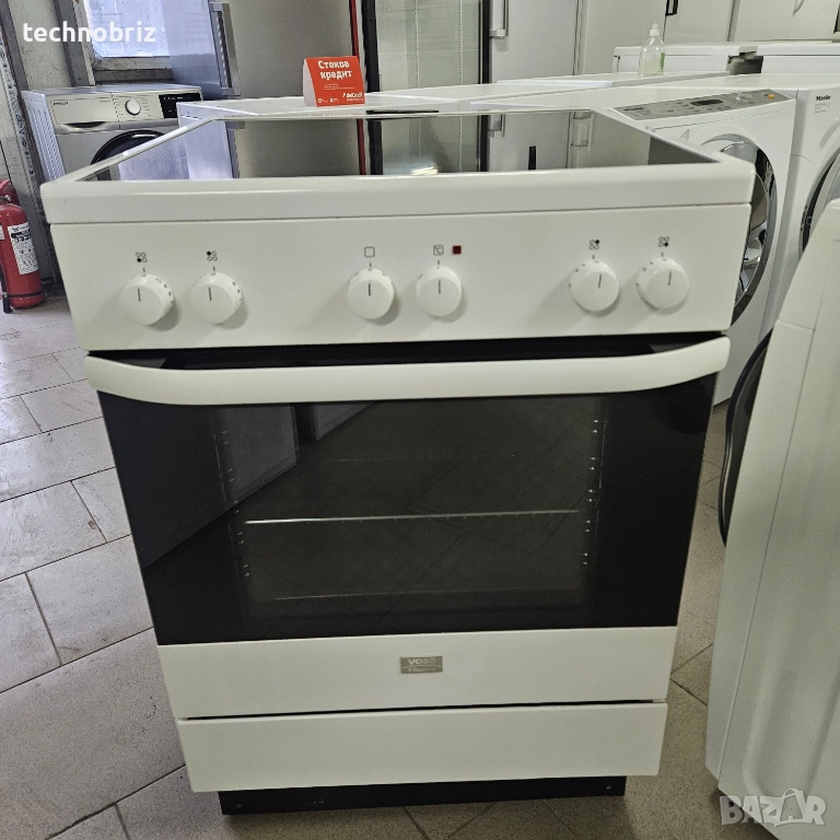 Датска свободностояща печка с керамичен плот VOSS/Electrolux - ГАРАНЦИЯ, снимка 1