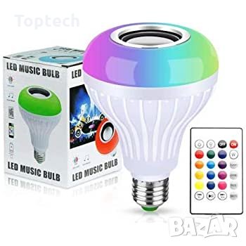 LED музикална Bluetooth крушка ОЕМ Bulp lamp, снимка 1