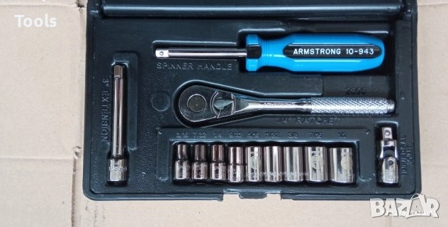 armstrong 1/4 качествена гидория тресчотка с империални камъни комплект made in usa, снимка 1