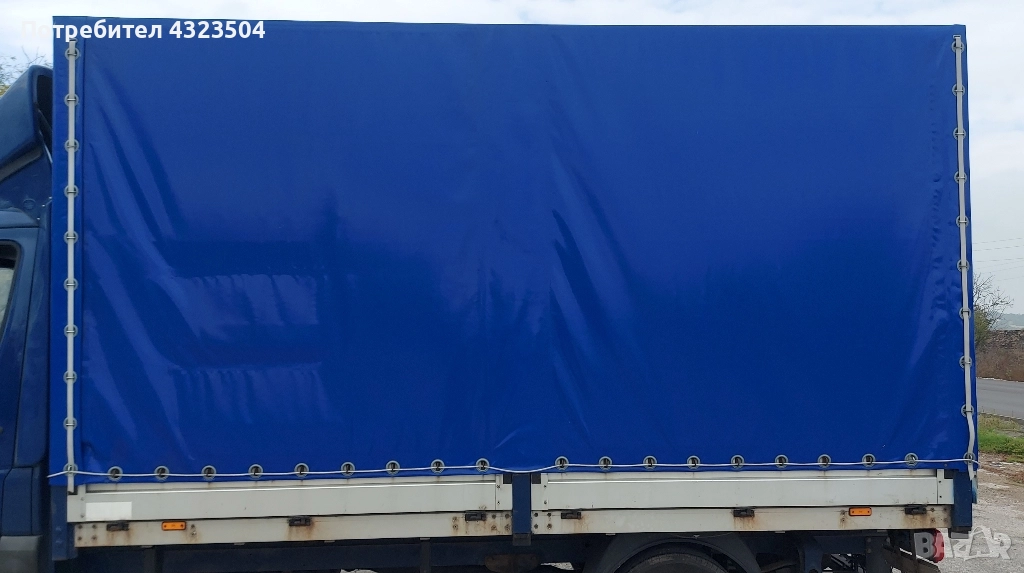 каросерия с нов бризент размери 4х2х2.20, снимка 1