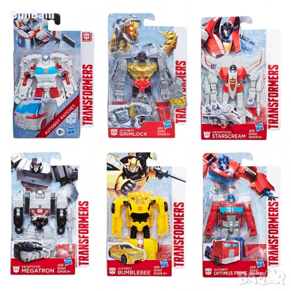 Оригинални екшън фигурки-колички Transformers - 11см / HASBRO, снимка 1