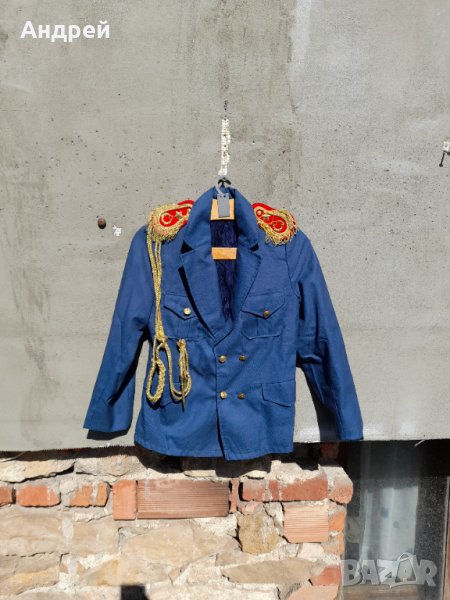 Стара детска военна куртка, снимка 1