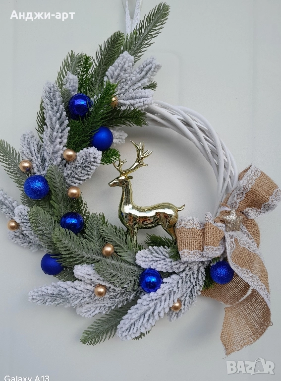 Коледни декорации ръчно изработени , снимка 1