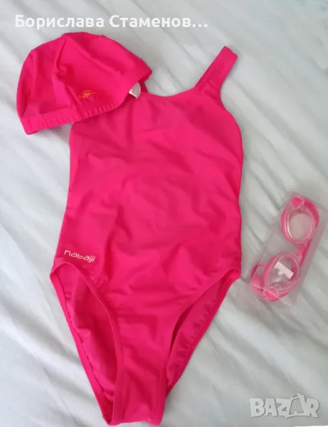 Нов бански за момиче с подарък очила за плуване Speedo , снимка 1