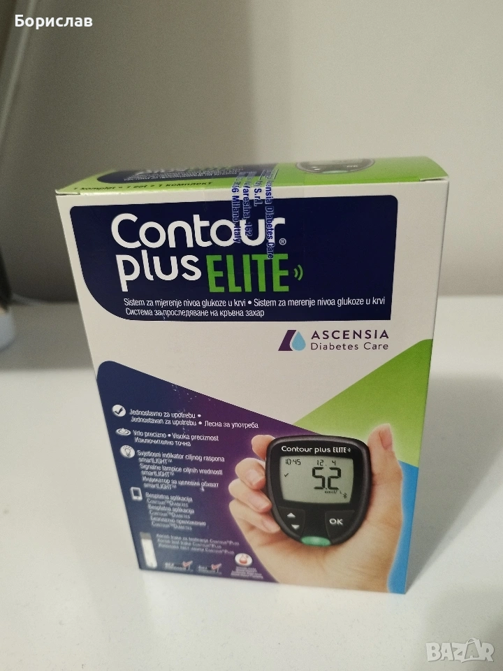 Глюкомер Contour Plus Elite, снимка 1