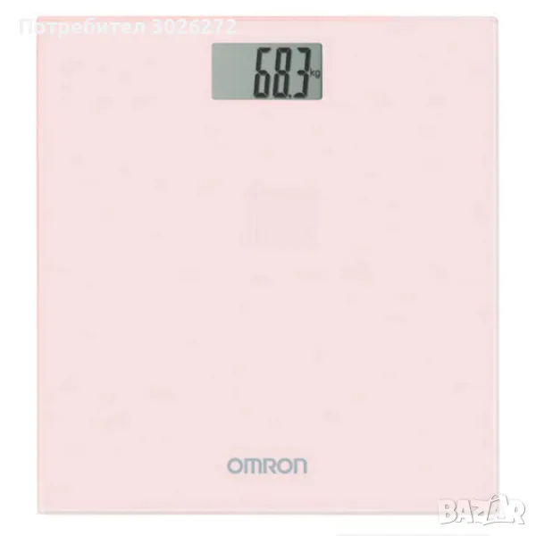 Кантар Omron в розово , снимка 1