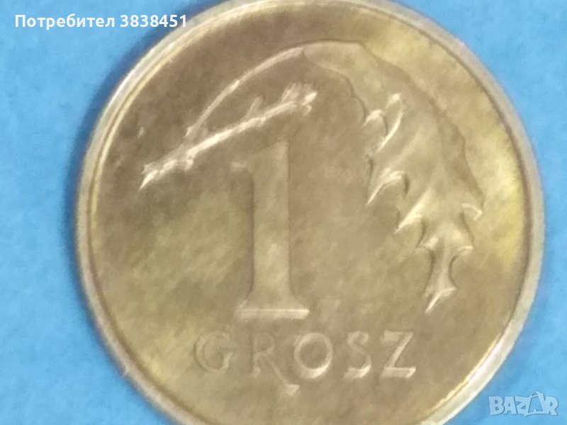 1 Grosz 2017 г Польша , снимка 1