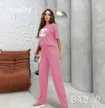 Ch🅰️nel памучен дамски комплект , снимка 1