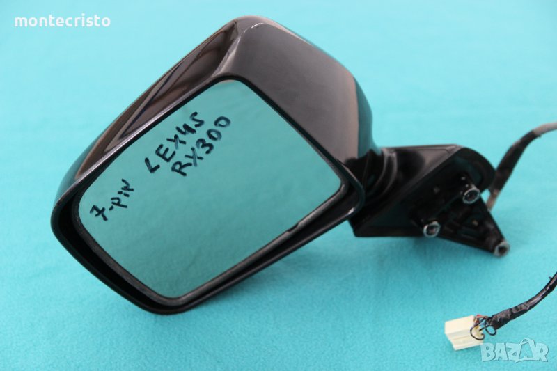 Ляво огледало Lexus RX300 (1997-2003г.) 7 пина / ахроматично / електрическо / Лексус RX 300, снимка 1