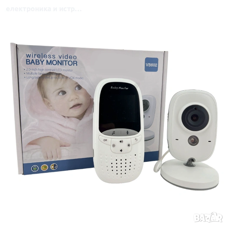 Бебефон с видео камера , снимка 1