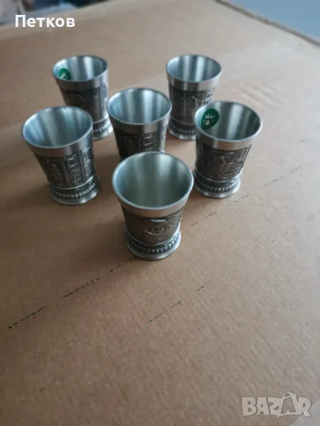 коплект цинкови чаши, снимка 1