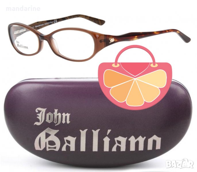 ПРОМО 🍊 JOHN GALLIANO 🍊 Дамски рамки за очила BROWN N WAVES нови с кутия, снимка 1