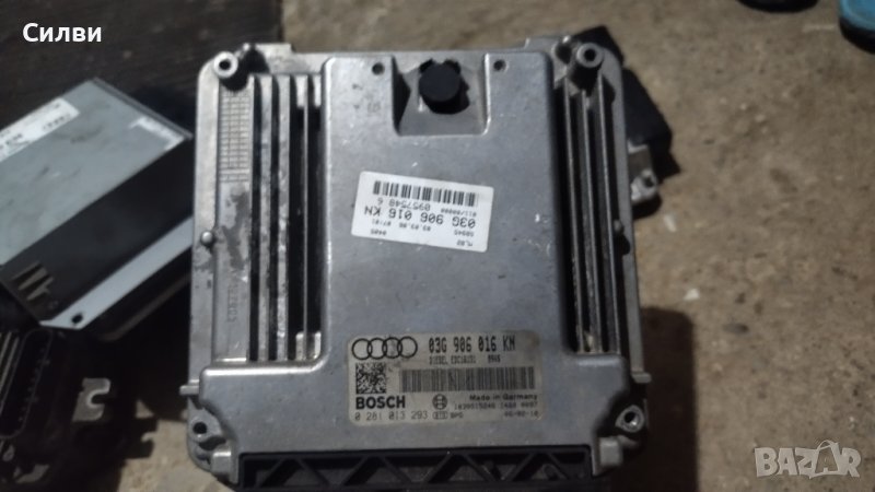 Компютър за двигател 03G 906 016 KN от Ауди А4 Б6 2,0ТДИ 140кс от Audi A4 B6 2.0TDI  0 281 013 293, снимка 1