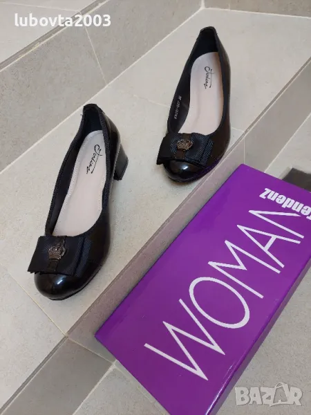 35/36 номер TENDENZ Нови дамски обувки на нисък ток, снимка 1