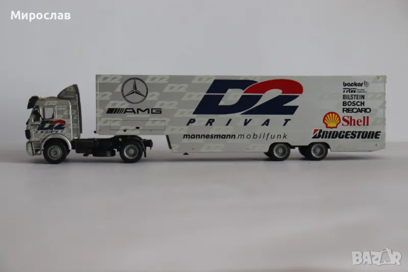 HERPA 1:87 H0 MERCEDES BENZ КАМИОН TIR AMG МОДЕЛ, снимка 1