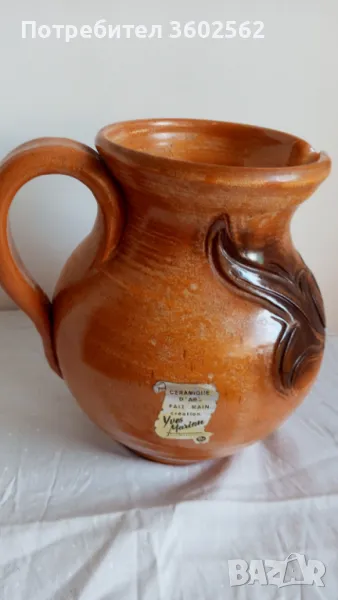 керамична кана/ ваза, снимка 1