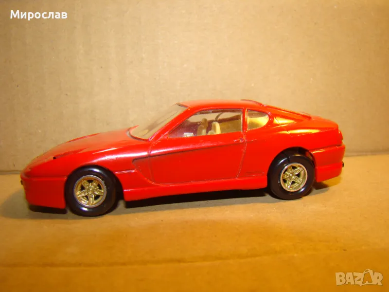1:43 BBURAGO FERRARI 456 GT  MОДЕЛ КОЛИЧКА ИГРАЧКА, снимка 1