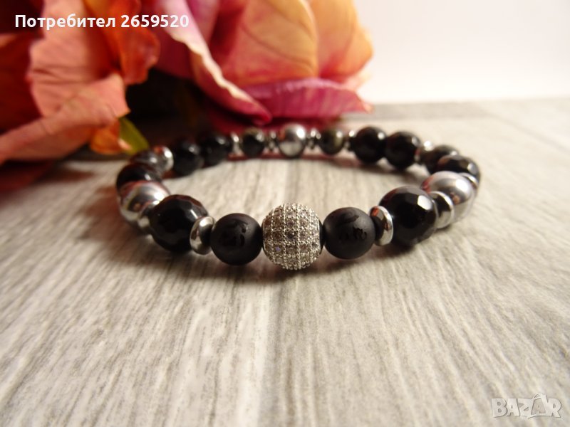 Дамска гривна от естествени камъни, снимка 1