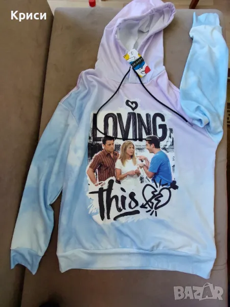 Унисекс суичър с качулка (НОВ) - FRIENDS, снимка 1