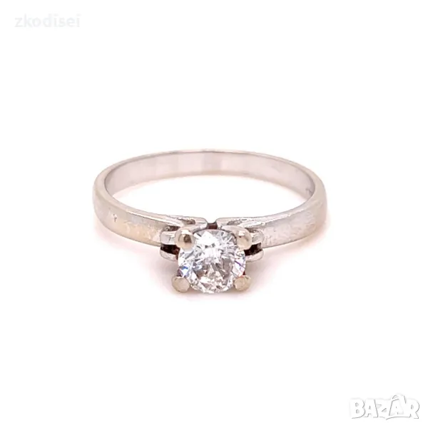 Златен дамски пръстен 2,50гр. 14кр.проба:585 размер:53 модел:29904-1, снимка 1